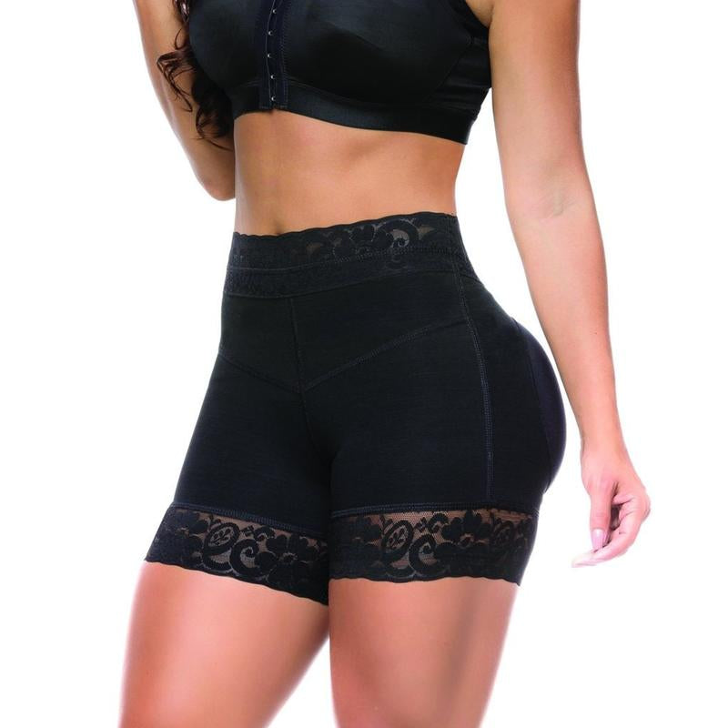 "Women's Butt Lifting Shapewear Shorts - Tummy Control Compression Body Shaper"