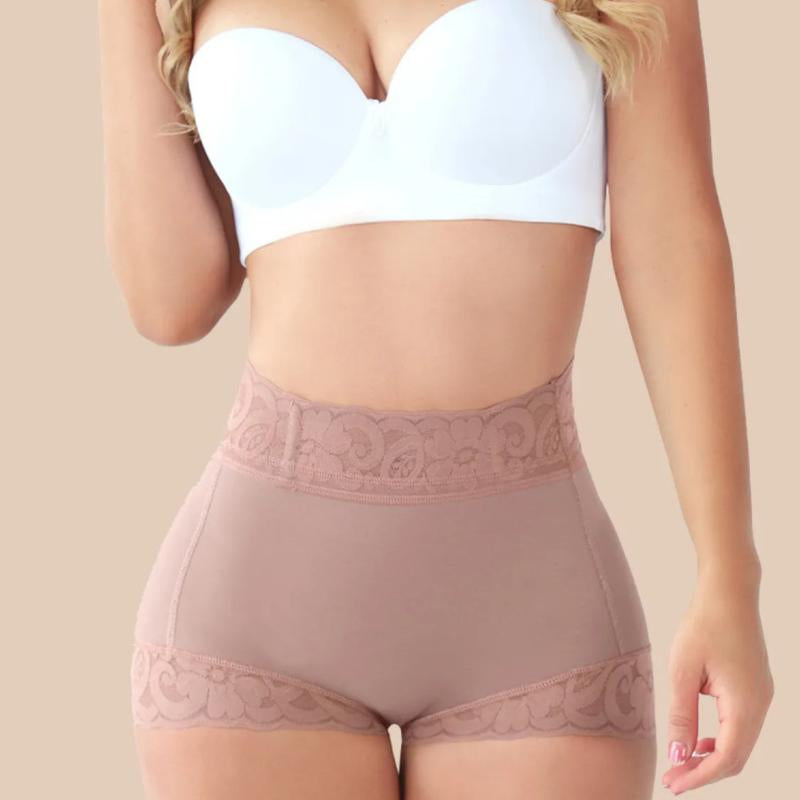 "Women's Butt Lifting Shapewear Shorts - Tummy Control Compression Body Shaper"